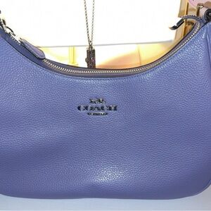 Coach Periwinkle Leather Teri Hobo Shoulder Bag